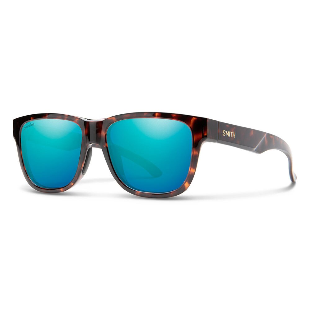 Smith Lowdown 2 Sunglasses ChromaPop Polarized in Tortoise with Opal Mirror